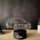 Lampa 3D Personalizata cu Masina – Model Audi Premium