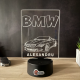 Lampa 3D Personalizata cu Masina – BMW Cabrio Edition