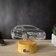 Lampa 3D Personalizata cu Masina – Volkswagen Elegance Edition