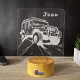Lampa 3D Personalizata cu Masina Off-Road – Jeep Edition