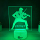 Lampa 3D Personalizata – Violonist cu Nume