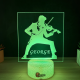 Lampa 3D Personalizata – Violonist cu Nume