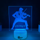 Lampa 3D Personalizata – Violonist cu Nume