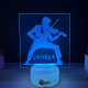 Lampa 3D Personalizata – Violonist cu Nume