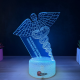 Lampa 3D Personalizata – Caduceu Medical