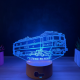 Lampa 3D Personalizata – Locomotiva CFR