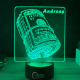 Lampa 3D Personalizata – Teanc de Bani