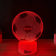 Lampa 3D cu Nume Personalizat – Minge de Fotbal