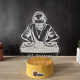 Lampa 3D cu Nume Personalizat – DJ Set