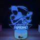 Lampa 3D cu Nume Personalizat – Tenis Player