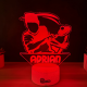 Lampa 3D cu Nume Personalizat – Tenis Player