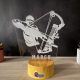 Lampa 3D cu Nume Personalizat – Arcas in Actiune
