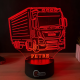 Lampa 3D Personalizata – Camion MAN cu Nume v2.0