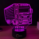 Lampa 3D Personalizata – Camion MAN cu Nume v2.0