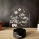 Lampa 3D – Coffee Bar