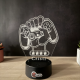 Lampa 3D cu Nume Personalizat – Gamer Edition