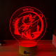 Lampa 3D cu Nume Personalizat – Pasiune pentru Pescuit