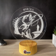 Lampa 3D cu Nume Personalizat – Pasiune pentru Pescuit