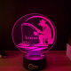 Lampa 3D cu Nume Personalizat – Pescarul Relaxat