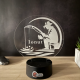Lampa 3D cu Nume Personalizat – Pescarul Relaxat