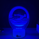 Lampa 3D cu Nume Personalizat – Inotatorul