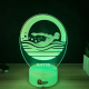 Lampa 3D cu Nume Personalizat – Inotatorul