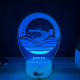 Lampa 3D cu Nume Personalizat – Inotatorul