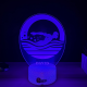 Lampa 3D cu Nume Personalizat – Inotatorul