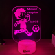 Lampa 3D Personalizata – Miculutul Campion