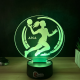 Lampa 3D Personalizata – Handbalista