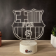 Lampa 3D – Emblema FCB