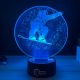 Lampa 3D Snowboarder