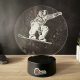 Lampa 3D Snowboarder