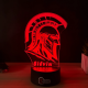 Lampa 3D Gladiator - Personalizata cu Nume