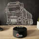 Lampa 3D Personalizata – Camion Cisternă Renault cu Nume
