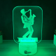 Lampa 3D Personalizata – Saxofonist cu Nume