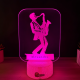 Lampa 3D Personalizata – Saxofonist cu Nume