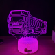 Lampa 3D Personalizata – Camion Basculanta DAF cu Nume