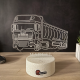 Lampa 3D Personalizata – Camion Basculanta DAF cu Nume