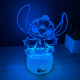 Lampa 3D Personalizata cu Nume – Stitch Baiat