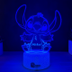 Lampa 3D Personalizata cu Nume – Stitch Baiat