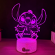 Lampa 3D Personalizata cu Nume – Stitch Baiat