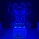 Lampa 3D Personalizata cu Nume – Stitch Fata