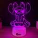 Lampa 3D Personalizata cu Nume – Stitch Fata