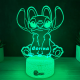 Lampa 3D Personalizata cu Nume – Stitch Fata
