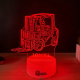 Lampa 3D Personalizata – Stivuitor cu Nume
