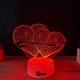 Lampa 3D Personalizata – Inimi Unite