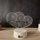 Lampa 3D Personalizata – Inimi Unite