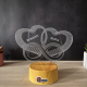 Lampa 3D Personalizata – Inimi Infinite