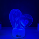 Lampa 3D Personalizata – Mr & Mrs
